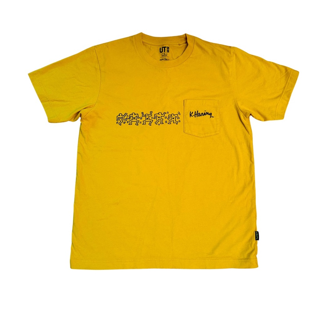 Uniqlo Mustard Graphic Tee